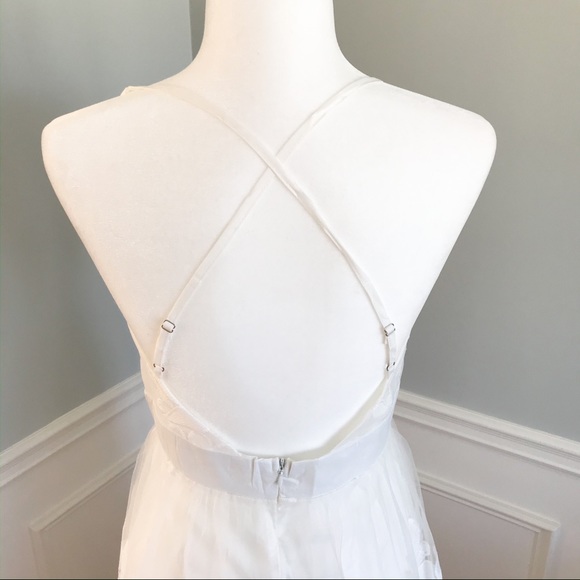 reserved - KCGUZZ24 White Lace Backless Maxi Dress - Picture 5 of 6